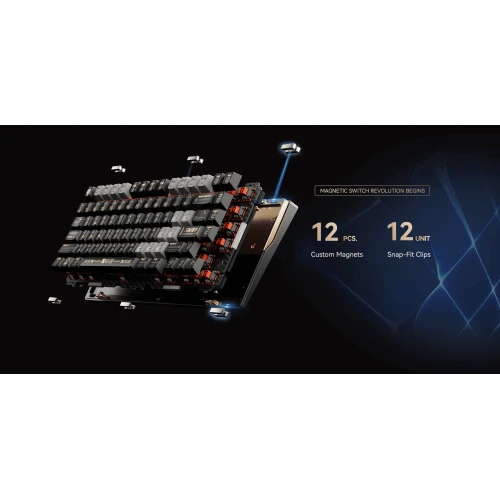 Klawiatura magnetyczna VGN FLASH 75 EXTREME RGB
