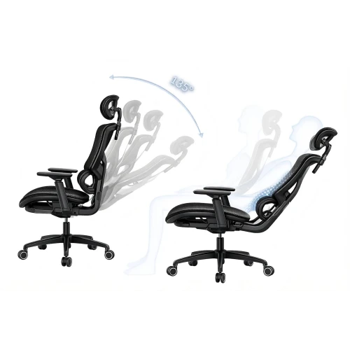 Ergonomiczny fotel biurowy MOZOS ERGO-V