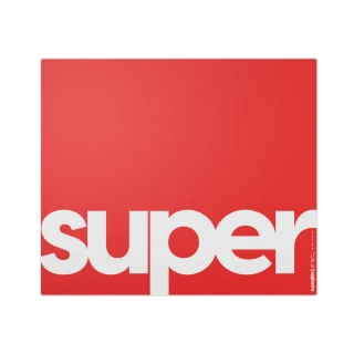 Podkładka Pulsar Superglide Glass V3 Type-S Red XL - 490x420mm (szklana)