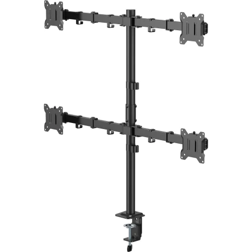 Uchwyt biurkowy do 4 monitorów 17″-32″ MOZOS MS04 VESA
