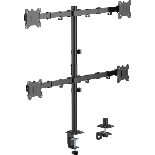 Uchwyt biurkowy do 4 monitorów 17″-32″ MOZOS MS04 VESA