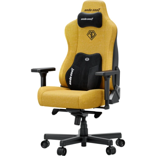 Fotel Anda Seat Kaiser 3E XL Bright Yellow Materiałowy