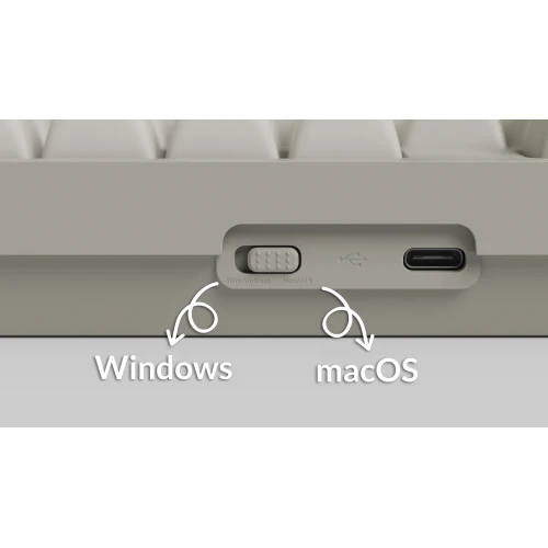 Klawiatura Keychron C1P 8K RGB Wireless Red
