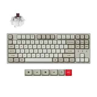Klawiatura Keychron C1P 8K RGB Wireless Brown