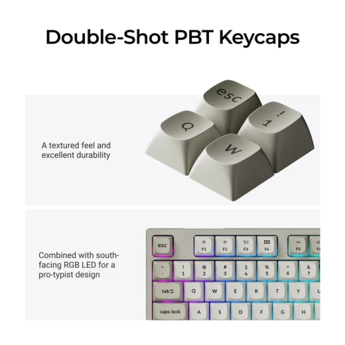 Klawiatura Keychron C2P 8K RGB Wireless Red