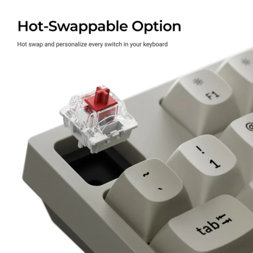 Klawiatura Keychron C2P 8K RGB Wireless Red