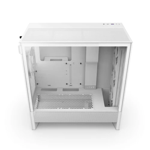 Obudowa NZXT H5 Flow (2024) RGB Tempered Glass White