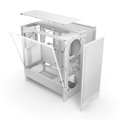 Obudowa NZXT H5 Flow (2024) Tempered Glass White