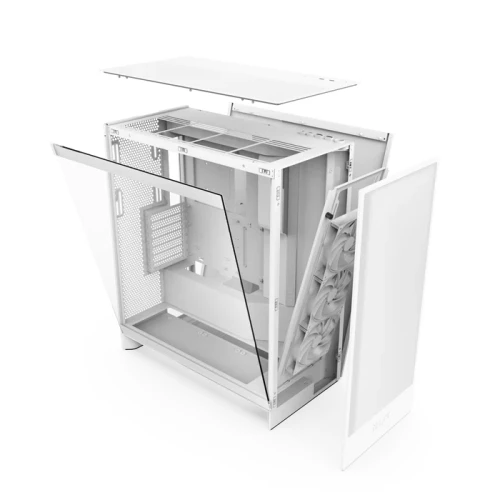 Obudowa NZXT H7 Flow (2024) RGB Tempered Glass White