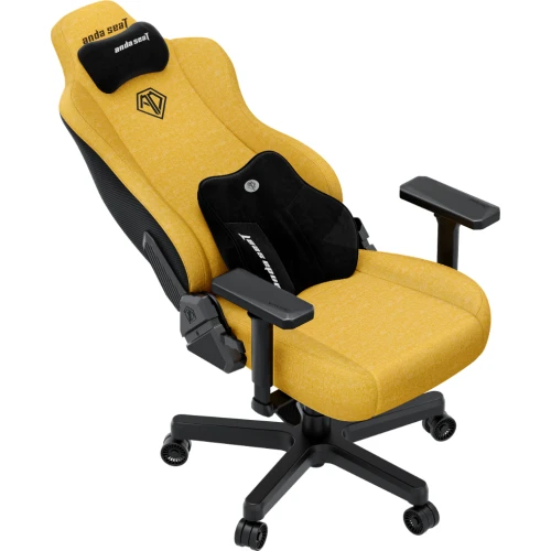 Fotel Anda Seat Kaiser 3E XL Bright Yellow Materiałowy