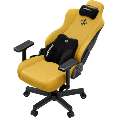 Fotel Anda Seat Kaiser 3E XL Bright Yellow Materiałowy