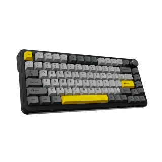Klawiatura magnetyczna Ajazz AK820 MAX RGB Black-Gray-Yellow