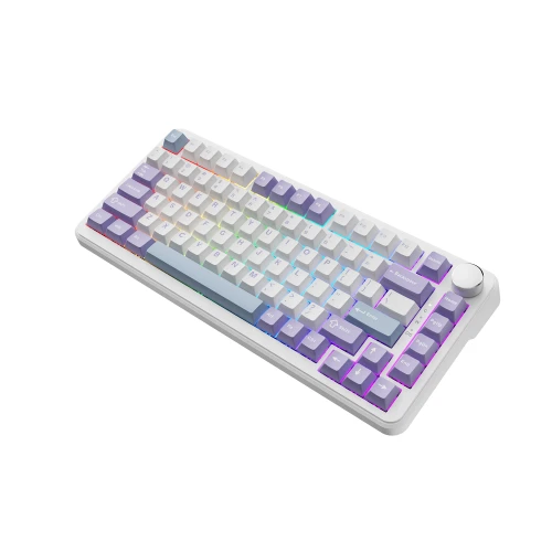 Klawiatura magnetyczna Ajazz AK820 MAX RGB Purple-White