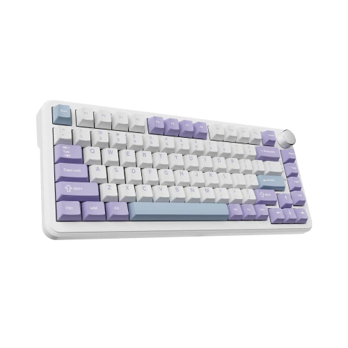 Klawiatura magnetyczna Ajazz AK820 MAX RGB Purple-White