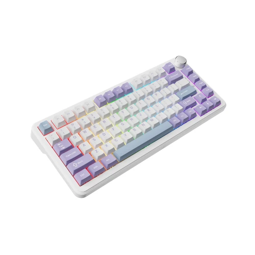 Klawiatura magnetyczna Ajazz AK820 MAX RGB Purple-White