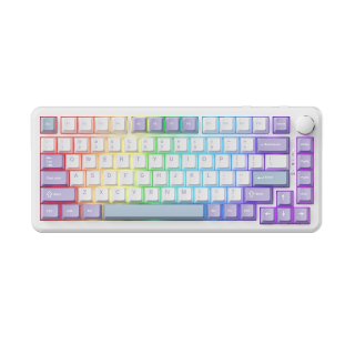 Klawiatura magnetyczna Ajazz AK820 MAX RGB Purple-White