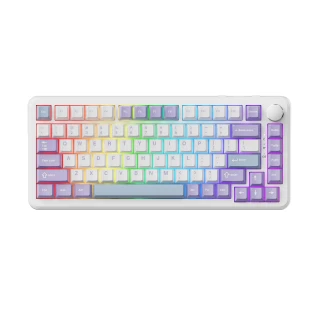 Klawiatura magnetyczna Ajazz AK820 MAX RGB Purple-White