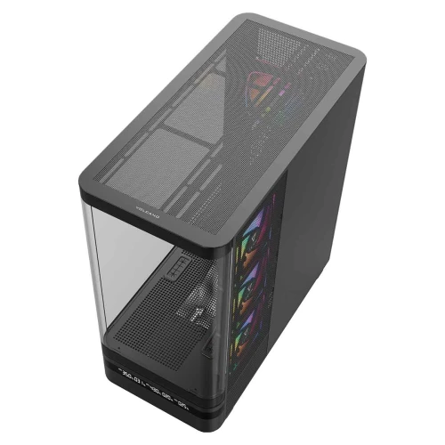 Obudowa Modecom Volcano AQ200 ARGB Tempered Glass Black