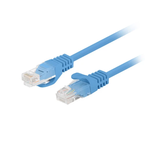Patchcord Kat.5e Utp 10m Niebieski Fluke Passed Lanberg