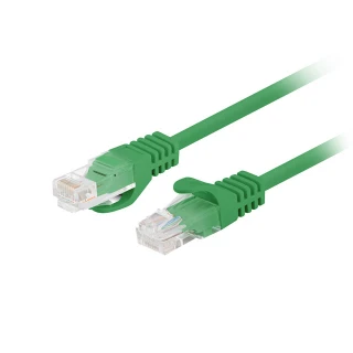 Patchcord Kat.5e Utp 1m Zielony Fluke Passed Lanberg