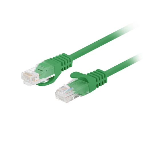 Patchcord Kat.5e Utp 1m Zielony Fluke Passed Lanberg