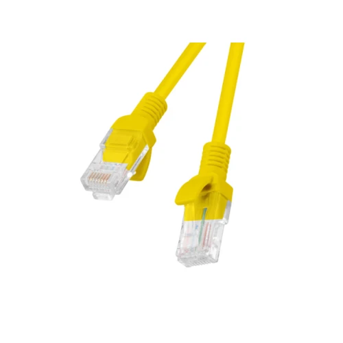 Patchcord Kat.5e Utp 2m Żółty Fluke Passed Lanberg