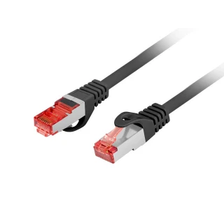 Patchcord Kat.6 S/FTP LSZH Cu 20m Czarny Fluke Passed Lanberg