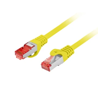 Patchcord Kat.6 S/FTP LSZH Cu 2m Żółty Fluke Passed Lanberg