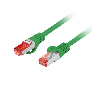 Patchcord Kat.6 S/FTP LSZH Cu 1m Zielony Fluke Passed Lanberg