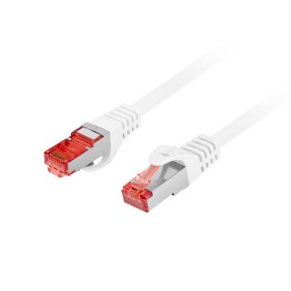 Patchcord Kat.6 S/FTP LSZH Cu 0.25m Biały Fluke Passed Lanberg
