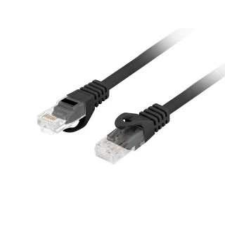 Patchcord Kat.6 Utp LSZH Cu 15m Czarny Fluke Passed Lanberg
