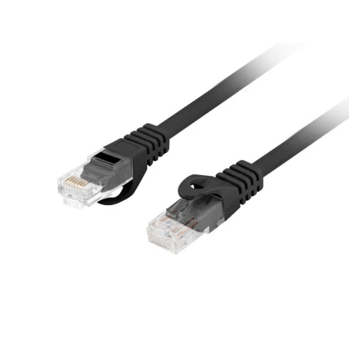 Patchcord Kat.6 Utp LSZH Cu 20m Czarny Fluke Passed Lanberg