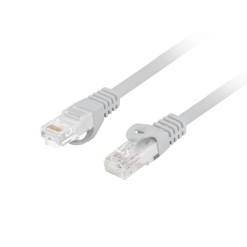 Patchcord Kat.6 Utp LSZH Cu 15m Szary Fluke Passed Lanberg