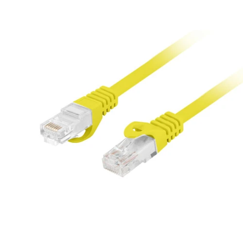Patchcord Kat.6 Utp LSZH Cu 5m Żółty Fluke Passed Lanberg