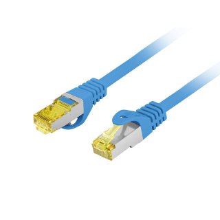 Patchcord Kat.6a S/FTP LSZH Cu 10m Niebieski Fluke Passed Lanberg