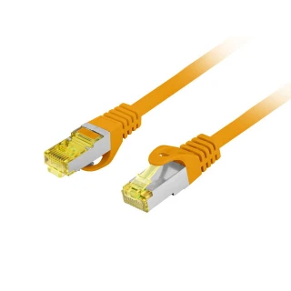 Patchcord Kat.6a S/FTP LSZH Cu 5m Pomarańczowy Fluke Passed Lanberg