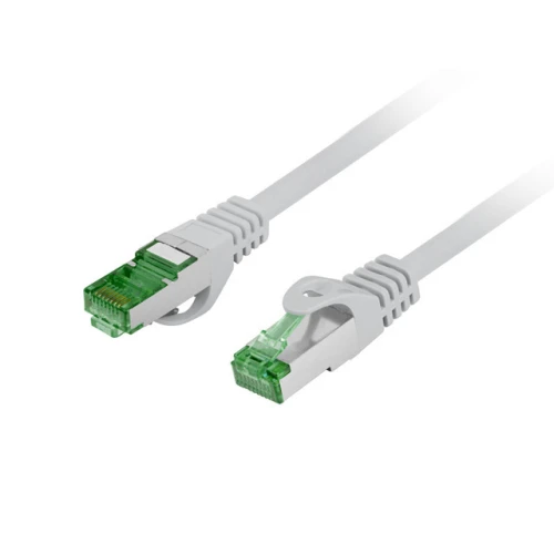 Patchcord Kat.7 S/FTP LSZH Cu 15m Szary Fluke Passed Lanberg