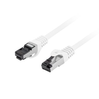 Patchcord Kat.8.1 S/FTP LSZH Cu 5m Biały Fluke Passed Lanberg