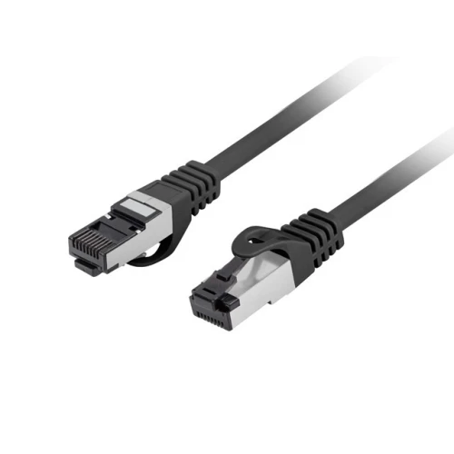 Patchcord Kat.8.1 S/FTP LSZH Cu 2m Czarny Fluke Passed Lanberg