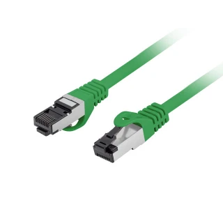 Patchcord Kat.8.1 S/FTP LSZH Cu 2m Zielony Fluke Passed Lanberg
