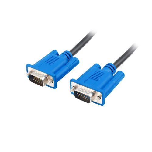Kabel VGA M/m 1.8m Czarny Ekranowany Ferryt Lanberg