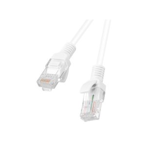 Patchcord Kat.5e Utp 30m Biały Fluke Passed Lanberg