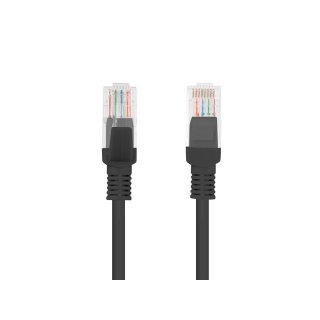 Patchcord Kat.5e Utp 30m Czarny Fluke Passed Lanberg