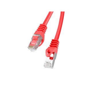Patchcord Kat.6 Ftp 0.25m Czerwony Fluke Passed Lanberg