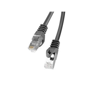 Patchcord Kat.6 Ftp 30m Czarny Fluke Passed Lanberg