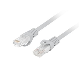 Patchcord Kat.6 Utp LSZH Cu 1.5m Szary Fluke Passed Lanberg