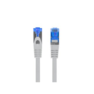 Patchcord Kat.6a S/FTP LSZH Cca 0.5m Szary Fluke Passed Lanberg