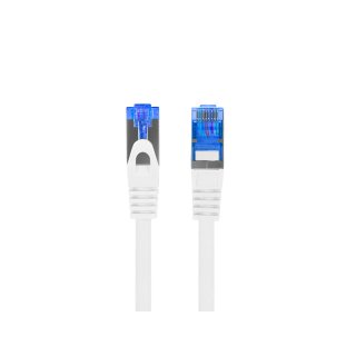 Patchcord Kat.6a S/FTP LSZH Cca 1m Biały Fluke Passed Lanberg