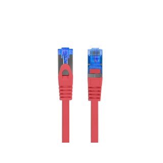 Patchcord Kat.6a S/FTP LSZH Cca 2m Czerwony Fluke Passed Lanberg