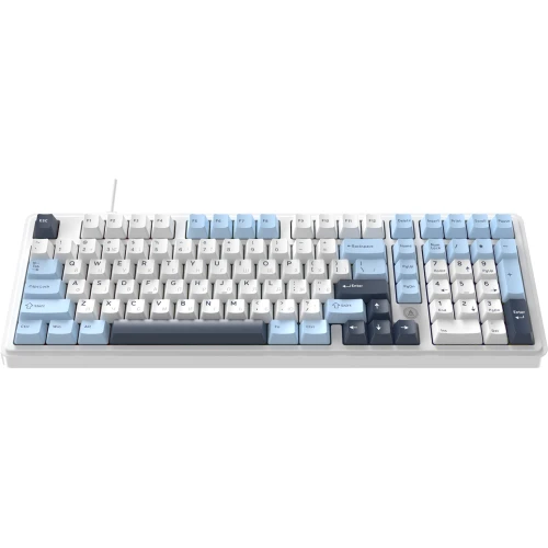 Klawiatura Ajazz AK980 MAX RGB magnetyczna biała